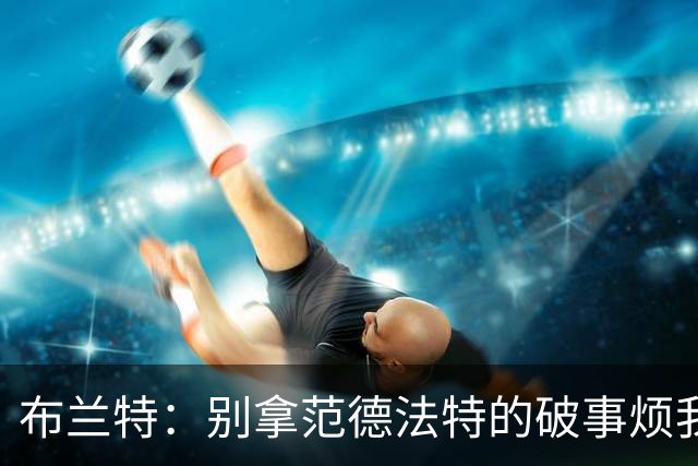 布兰特：别拿范德法特的破事烦我；喜欢克洛普的德国队