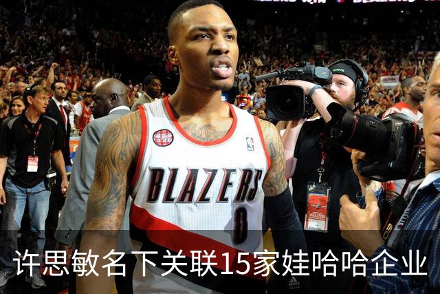 许思敏名下关联15家娃哈哈企业